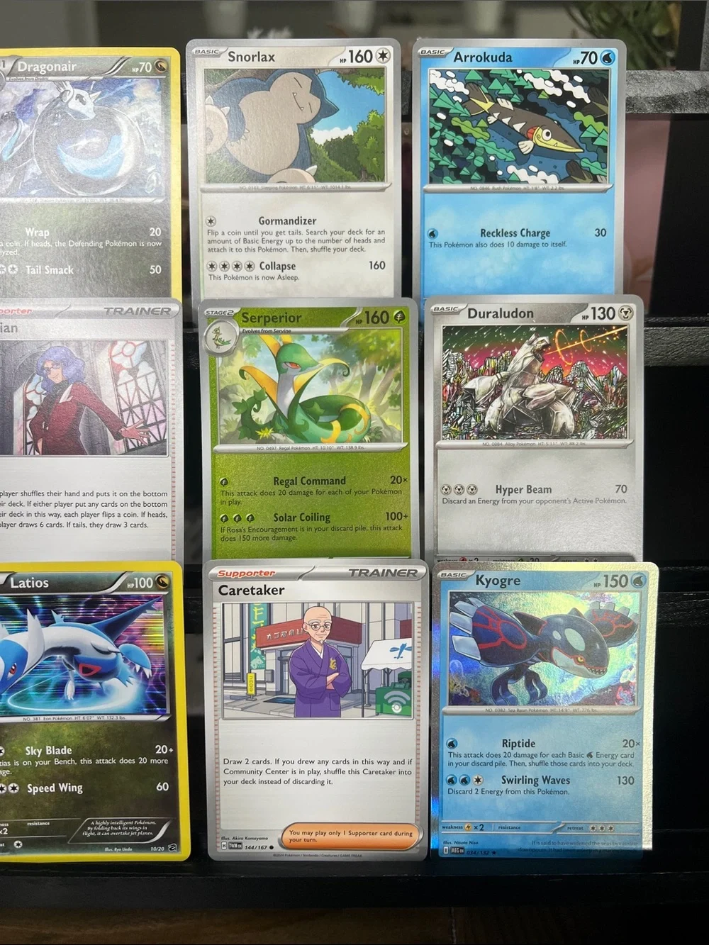 Pokemon TCG 15 card lot/ Latios/Kyogre/Snorlax/Dragonair